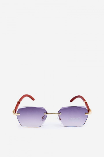 Occhiale da sole Donna UV400 marrone 2