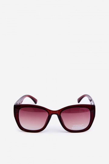 Occhiali da sole da donna UV400 marrone scuro 2