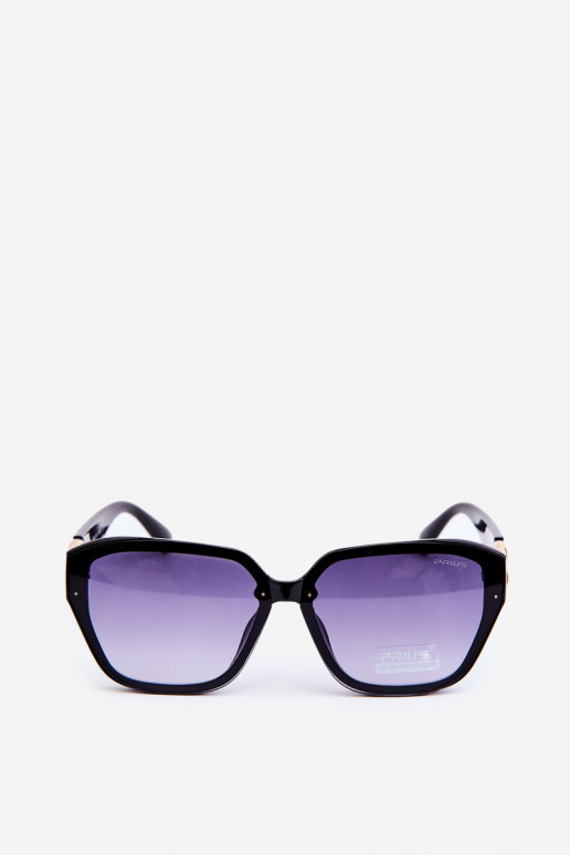 Occhiale da sole da donna Ze colore oro Detalem UV400 colore nero