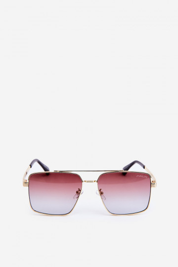 Occhiali da sole Donna UV400 marrone-oro 2