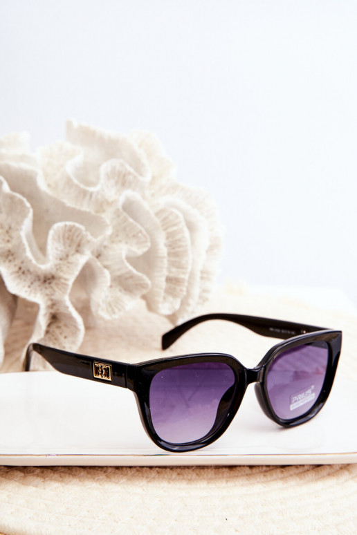 Occhiale da sole Donna Ze colore oro Dettagli UV400 colore nero Occhiale da sole Donna Ze colore oro Dettagli UV400 colore nero