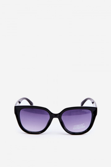 Occhiale da sole Donna Ze colore oro Dettagli UV400 colore nero 2