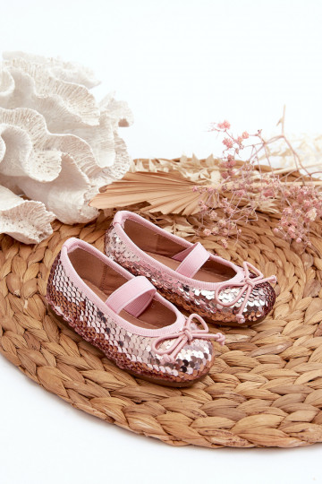 ballerine per bambini Ozdobione Pekinami colore rosa Weries