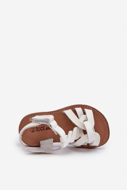 Sandali da bambino con chiusure adesive nel colore bianco Marimona Sandali da bambino con chiusure adesive nel colore bianco Marimona