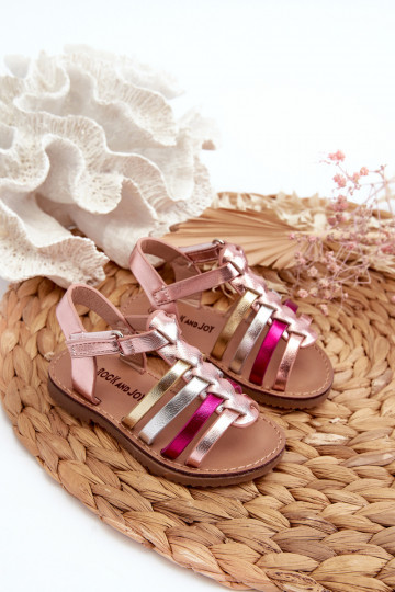 sandali Gladiatore Bambini con chiusure adesive in vari colori Radovia