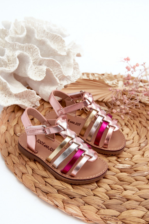 sandali Gladiatore Bambini con chiusure adesive in vari colori Radovia