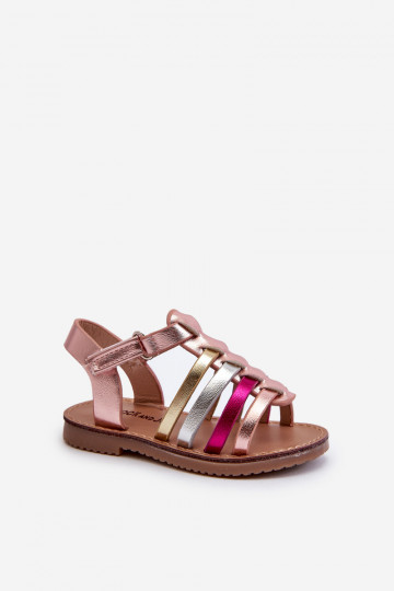sandali Gladiatore Bambini con chiusure adesive in vari colori Radovia 2