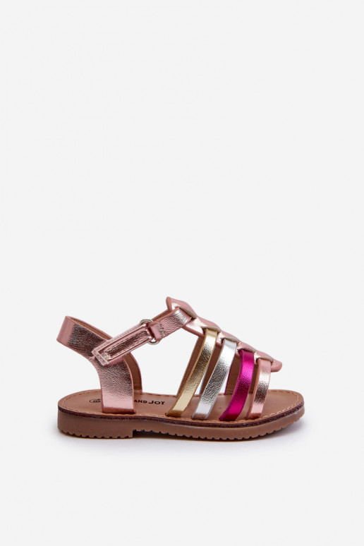 sandali Gladiatore Bambini con chiusure adesive in vari colori Radovia