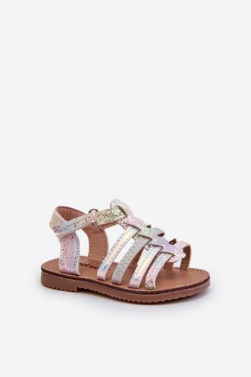 sandali Gladiatore Bambini con chiusure adesive in vari colori Radovia 2