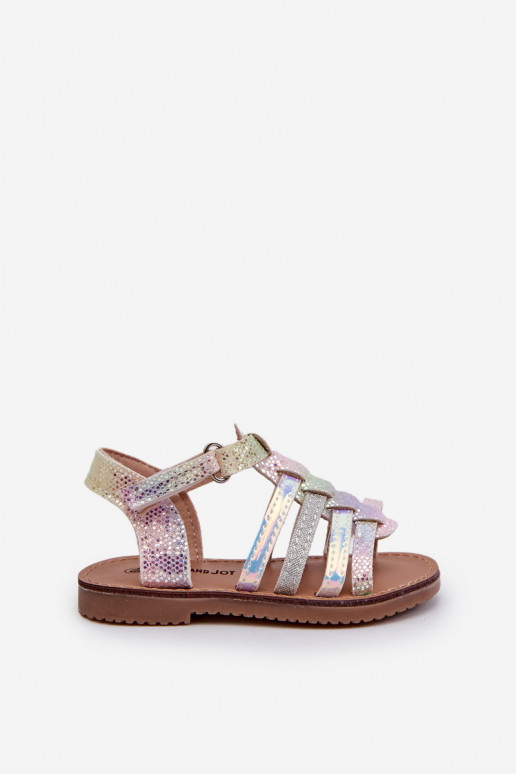 sandali Gladiatore Bambini con chiusure adesive in vari colori Radovia