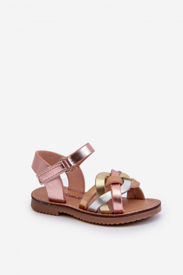 sandali per bambini con chiusure adesive Z Przeplatającymi Się Paseczkami vari colori Dianttha 2