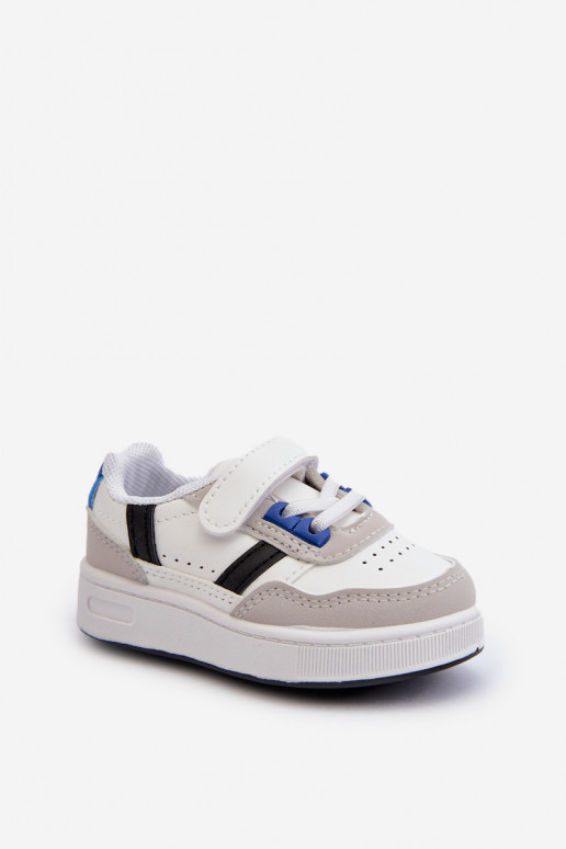 Scarpe sportive per bambini del modello classico nel colore bianco-blu Marlin
