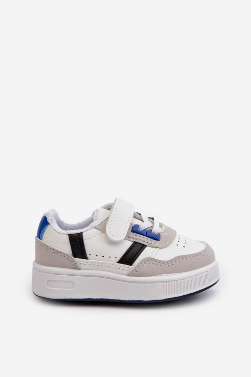 Scarpe sportive per bambini del modello classico nel colore bianco-blu Marlin