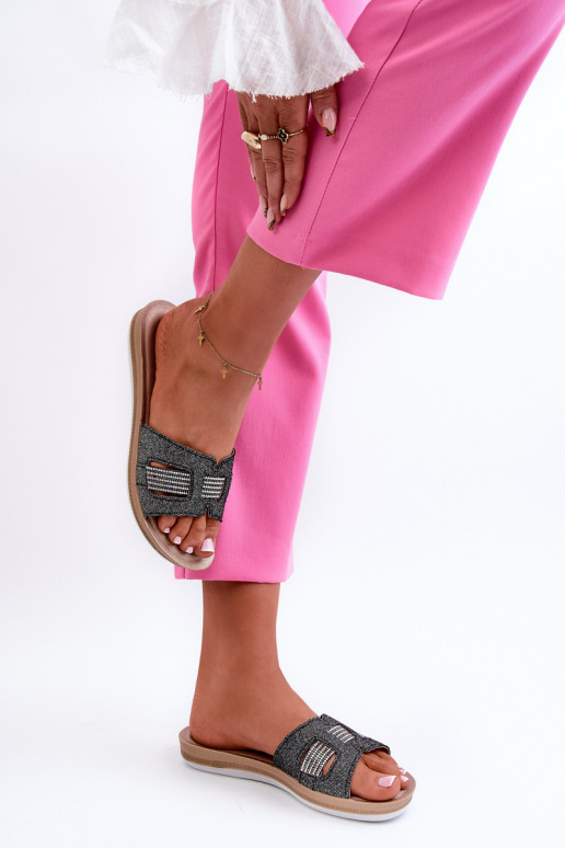 Comode ciabatte lucide Inblu BA000050 nere Comode ciabatte lucide Inblu BA000050 nere