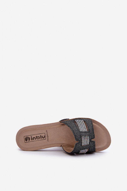 Comode ciabatte lucide Inblu BA000050 nere Comode ciabatte lucide Inblu BA000050 nere