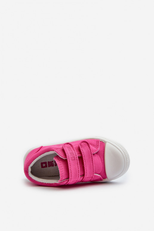 Scarpe casual per bambini con chiusure adesive Big Star NN374113 rosa
