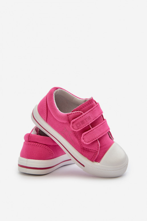 Scarpe casual per bambini con chiusure adesive Big Star NN374113 rosa
