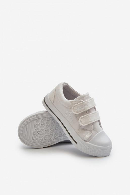 Scarpe per il tempo libero da bambino con chiusure adesive Big Star NN374117 colore bianco