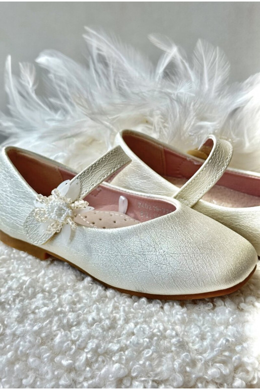con ballerine glitter Per bambini con chiusure adesive beige Jeylin