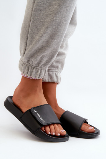 Ciabatte da donna 4FMM00FFLIF031A-20S nere 2