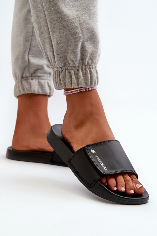 Ciabatte da donna 4FMM00FFLIF031A-20S nere