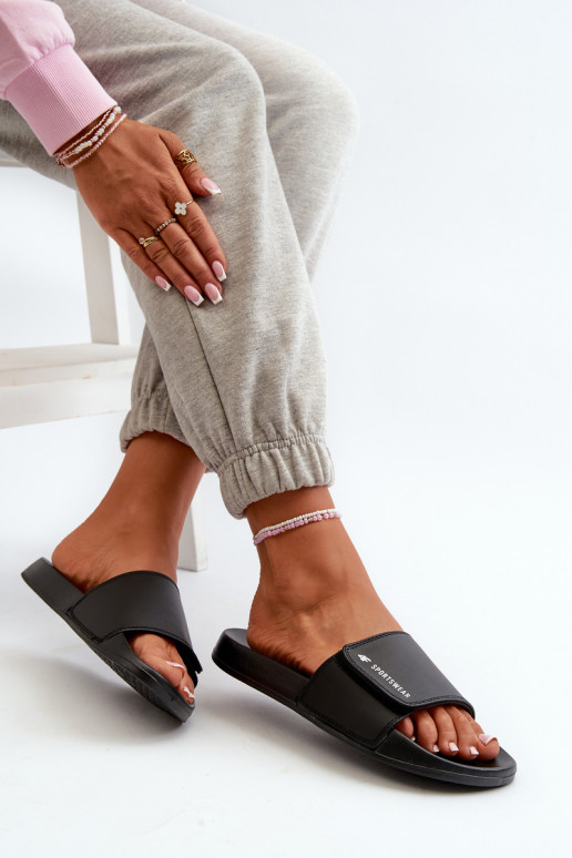 Ciabatte da donna 4FMM00FFLIF031A-20S nere