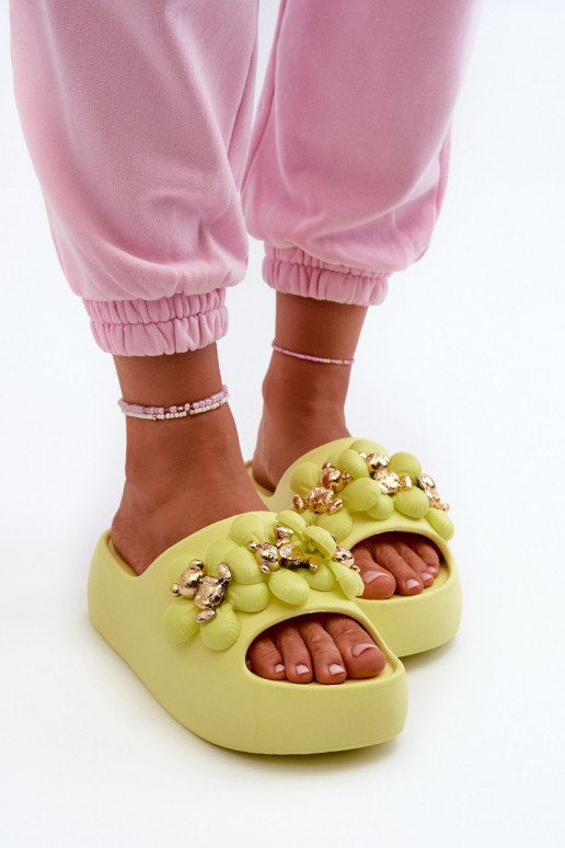 Pantofole da donna Pantofole leggere con bellissimi dettagli con suola massiccia Kalkės Bremavia