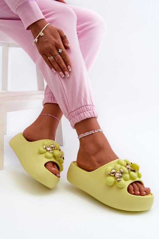 Pantofole da donna Pantofole leggere con bellissimi dettagli con suola massiccia Kalkės Bremavia