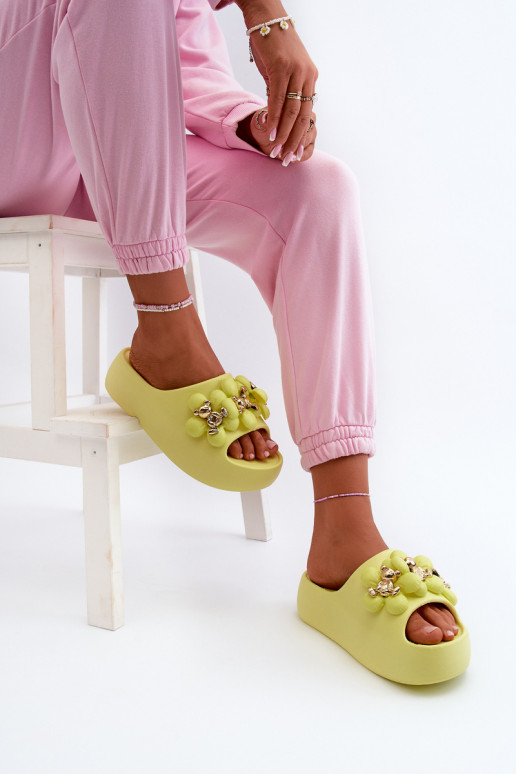 Pantofole da donna Pantofole leggere con bellissimi dettagli con suola massiccia Kalkės Bremavia