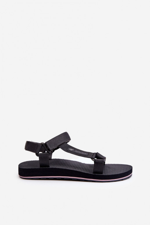 Sandali stile sportivo da donna 4FRSS24FSANF054-23S colore grigio