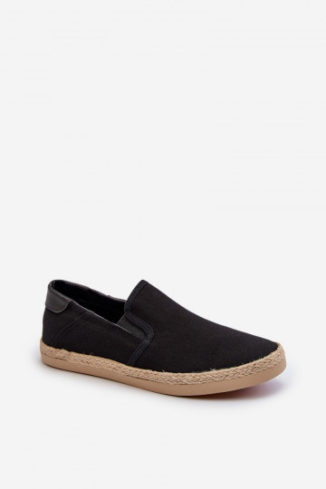 da uomo Espadrillas sneakers Su Braid colore nero Fenen