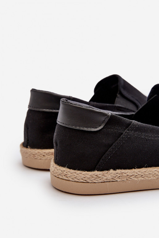da uomo Espadrillas sneakers Su Braid colore nero Fenen