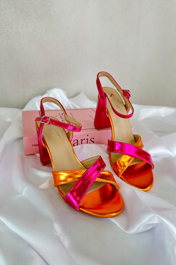 Eko Oda Sandali eleganti con tacco alto Post colore rosa Abilica 2