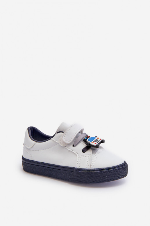 Scarpe da ginnastica per bambini per il tempo libero Z Przypinku Colore bianco-blu scuro Pennyn