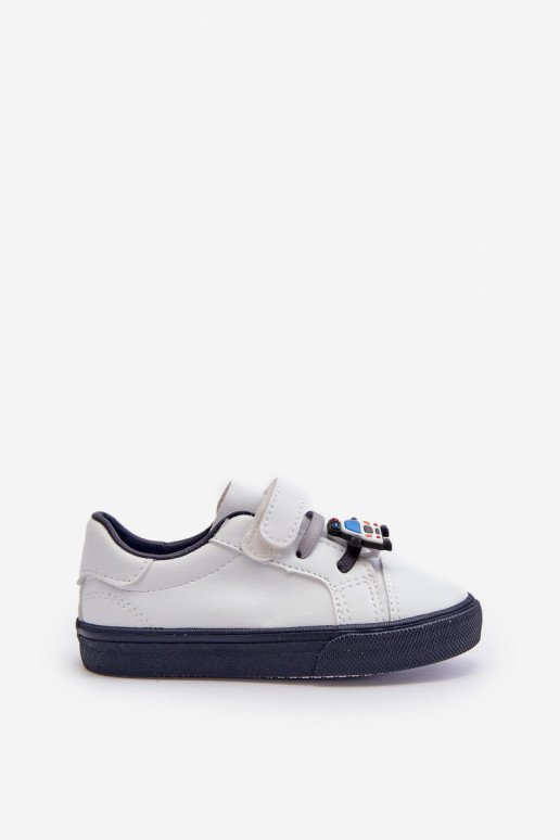 Scarpe da ginnastica per bambini per il tempo libero Z Przypinku Colore bianco-blu scuro Pennyn