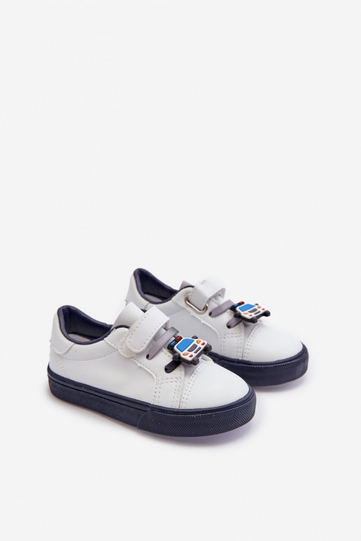 Scarpe da ginnastica per bambini per il tempo libero Z Przypinku Colore bianco-blu scuro Pennyn