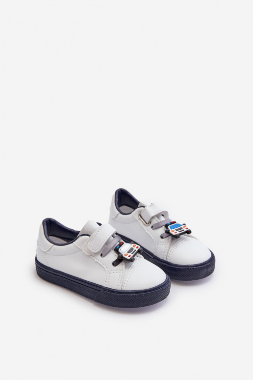 Scarpe da ginnastica per bambini per il tempo libero Z Przypinku Colore bianco-blu scuro Pennyn
