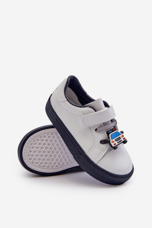 Scarpe da ginnastica per bambini per il tempo libero Z Przypinku Colore bianco-blu scuro Pennyn