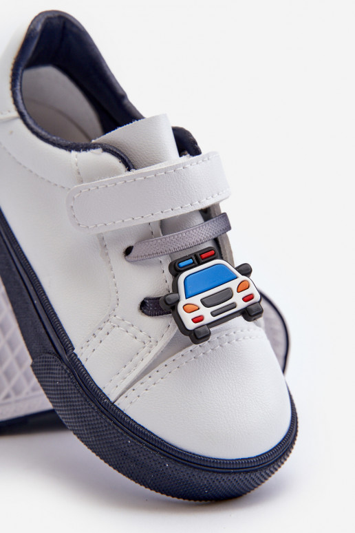 Scarpe da ginnastica per bambini per il tempo libero Z Przypinku Colore bianco-blu scuro Pennyn
