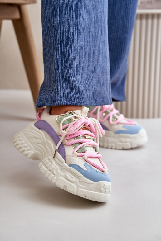 Scarpe modello sneakers da donna con suole massicce alla moda in vari colori Nevela Scarpe modello sneakers da donna con suole massicce alla moda in vari colori Nevela