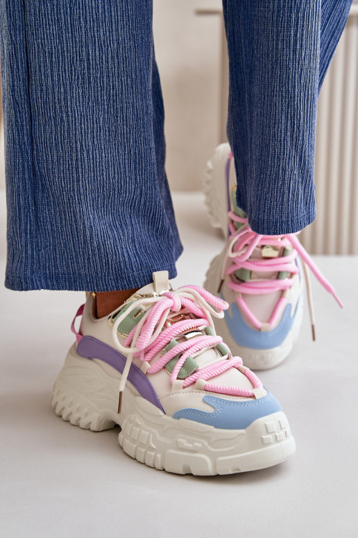 Scarpe modello sneakers da donna con suole massicce alla moda in vari colori Nevela Scarpe modello sneakers da donna con suole massicce alla moda in vari colori Nevela