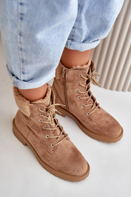 Stivaletti da lavoro riscaldati da donna To the Castle colore marrone Mivael