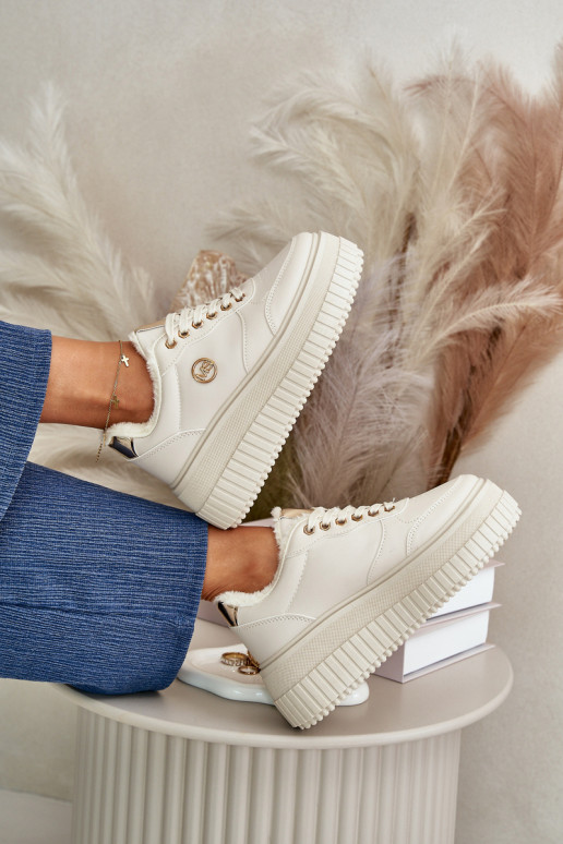 Scarpe modello sneakers scarpe da ginnastica Femminile riscaldamento con suole massicce alla moda beige Ardiela Scarpe modello sneakers scarpe da ginnastica Femminile riscaldamento con suole massicce alla moda beige Ardiela