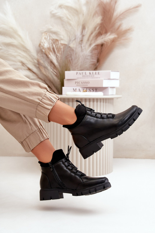 scarpe con tacco basso da donna riscaldamento in ecopelle colore nero Erisabelle scarpe con tacco basso da donna riscaldamento in ecopelle colore nero Erisabelle