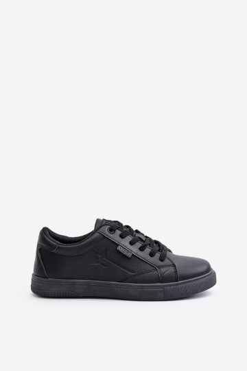 Scarpe casual da uomo in ecopelle Big Star OO174021 Hi-Poly System colore nero 2