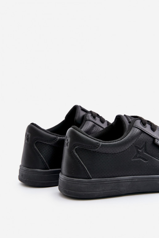 Scarpe casual da uomo in ecopelle Big Star OO174021 Hi-Poly System colore nero