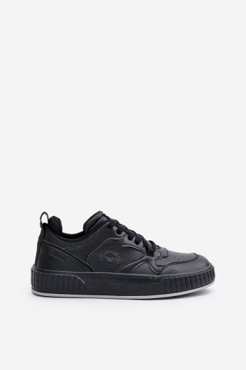 Scarpe modello sneakers per uomo in ecopelle Big Star OO174004 colore nero 2