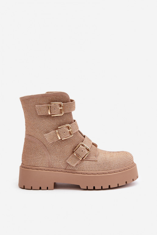 riscaldamento Stivali da donna Con decorazione beige Ciascia riscaldamento Stivali da donna Con decorazione beige Ciascia