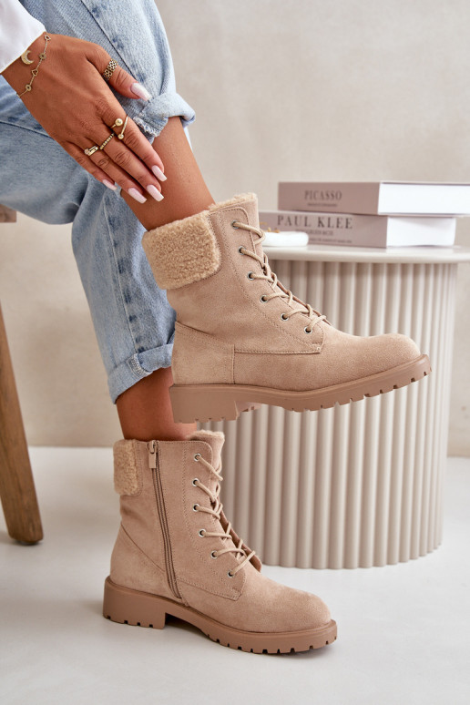 Stivaletti da lavoro riscaldati da donna To the Castle colore beige Mivael