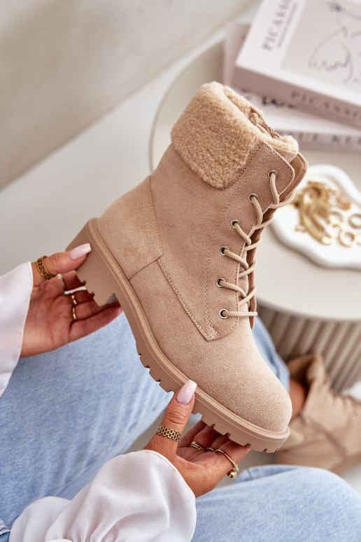 Stivaletti da lavoro riscaldati da donna To the Castle colore beige Mivael